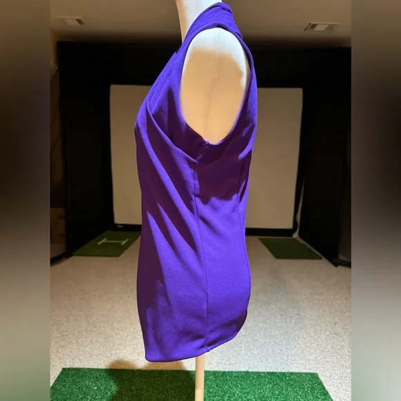 NWOT Lauren Ralph Lauren Women's Sleeveless Top Size S Purple - Picture 4 of 9